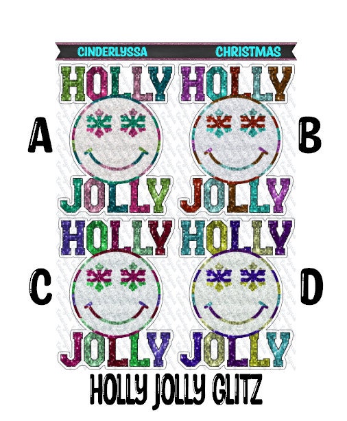 Holly Jolly Glitz: Smiley Face with Snowflakes Silicone Mold, Aroma Bead Molds, Car Freshener Mold, Car Freshies, Premium Cardstock Images