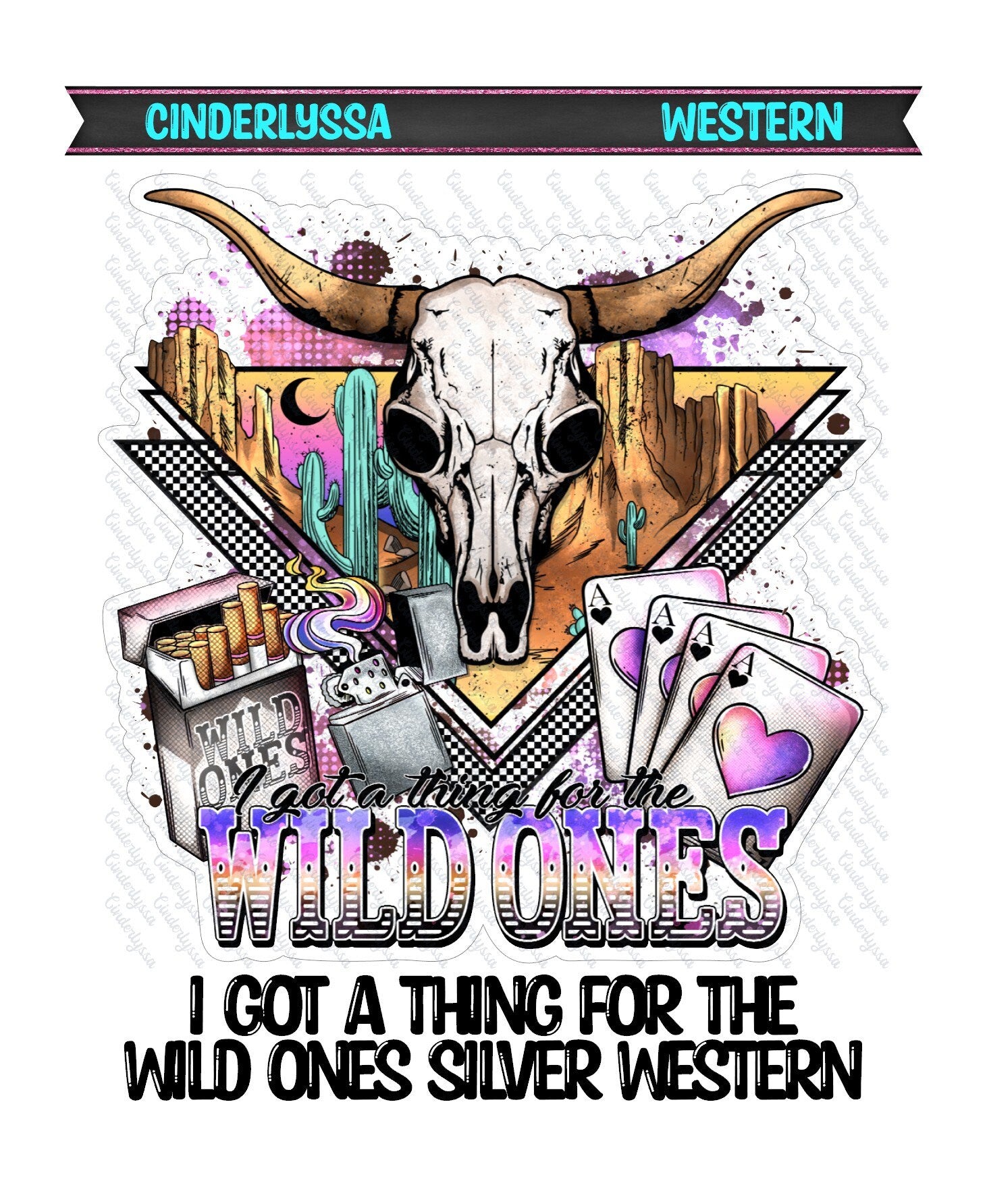 I Got a Thing for the Wild Ones Silver Western Silicone Mold, Aroma Bead Molds, Car Freshener Mold, Premium Cardstock Images