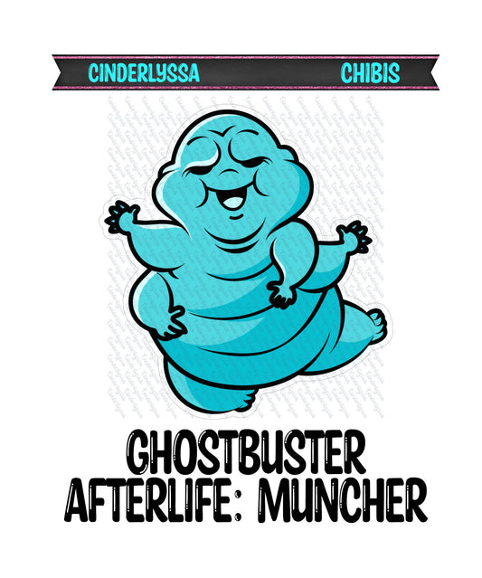 Ghostbuster Afterlife: Muncher Chibi Silicone Mold, Aroma Bead Molds, Car Freshener Mold, Premium Cardstock Images