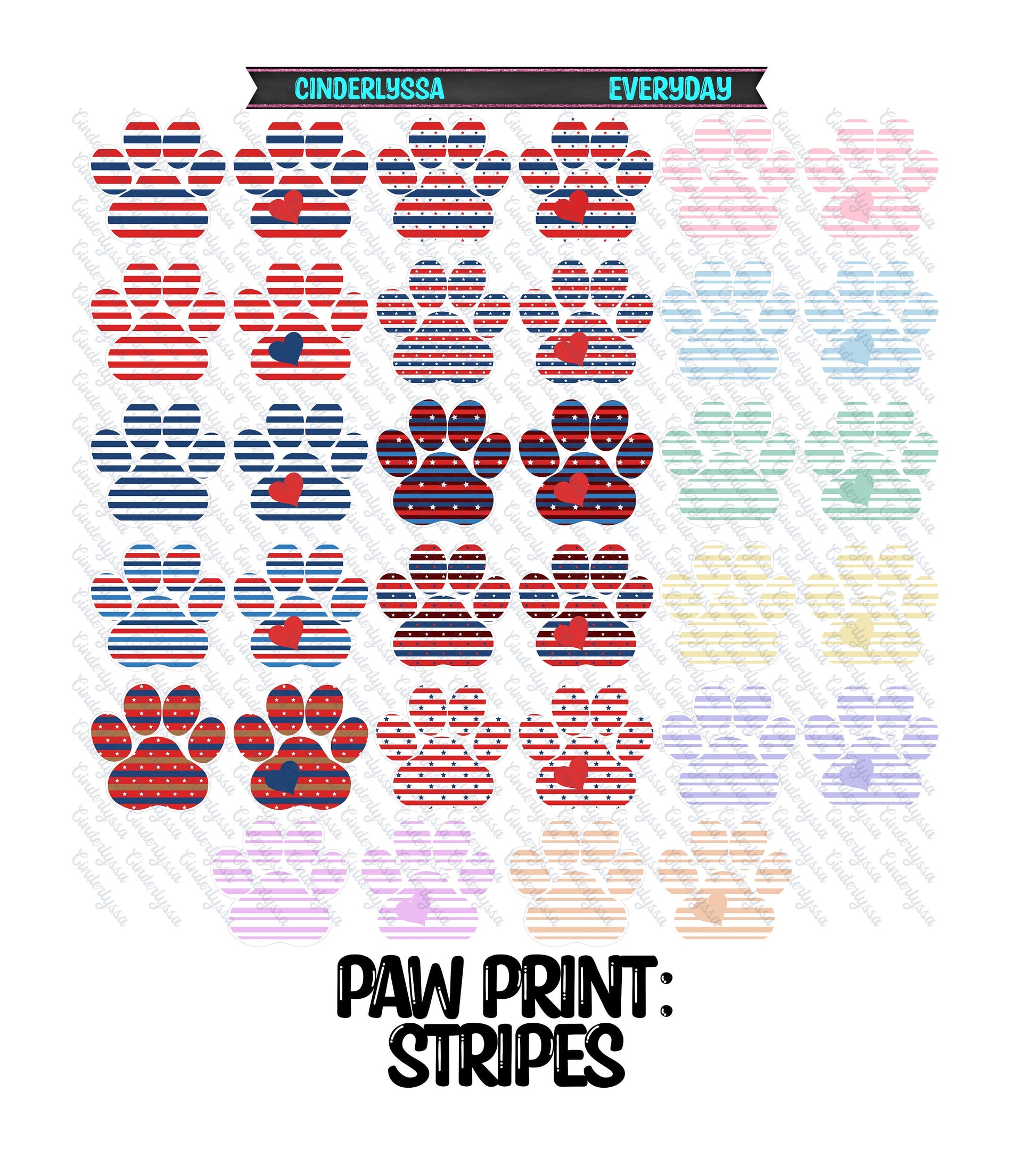 Paw Print with Multiple Images Silicone Mold, Aroma Bead Molds, Car Freshener Mold, Premium Cardstock Images